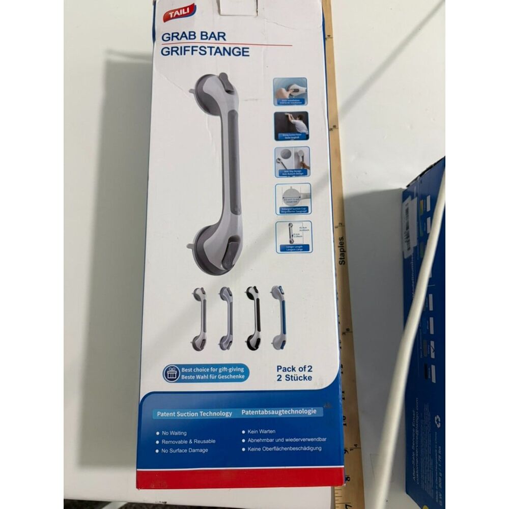 Taili Grab Bars Black 2 pc. 16.8"